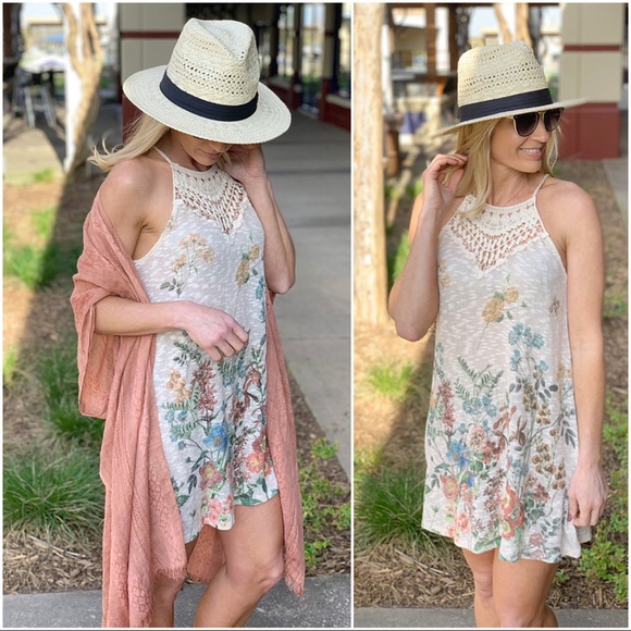 ✨LAST ONE✨SO SWEET CROCHET DRESS-TAUPE - Picture 6 of 8